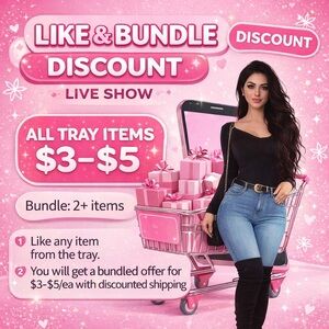 💕 LIKE & BUNDLE DISCOUNT LIVE SHOW 💕 ALL TRAY ITEMS $3–$5